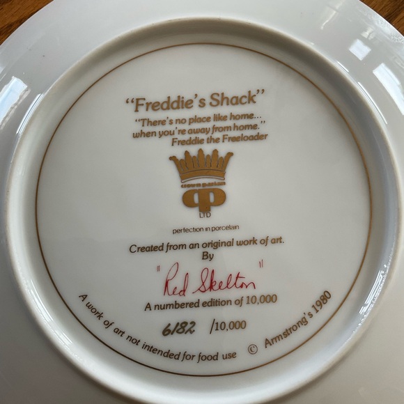 Red Skelton Collector Plate Set, “Freddie’s Shack” & Bronco Freddie” - Picture 8 of 8